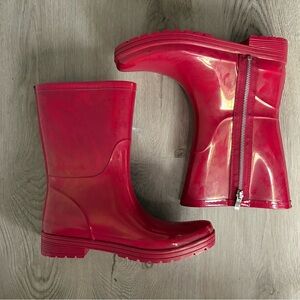 Women's Unlisted by Kenneth Cole Stylish Red Rain Boots - SIZE 8